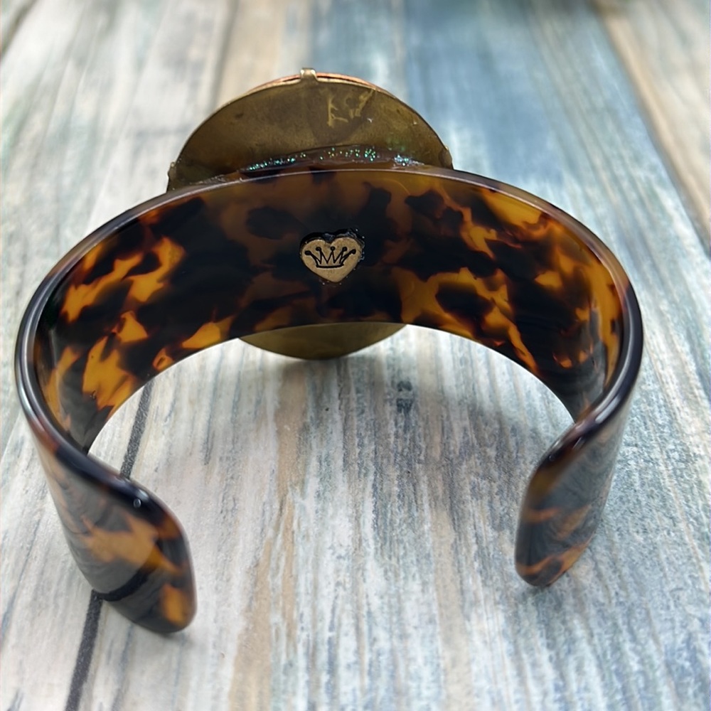 Adorned Crown Artisan Assemblage Tortoise Shell E… - image 5